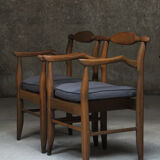 Pair of armchairs Fumay Guillerme & Chambron