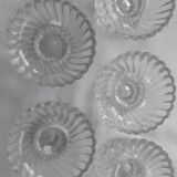 Set of 5 very old mini compote dishes, PORTIEUX