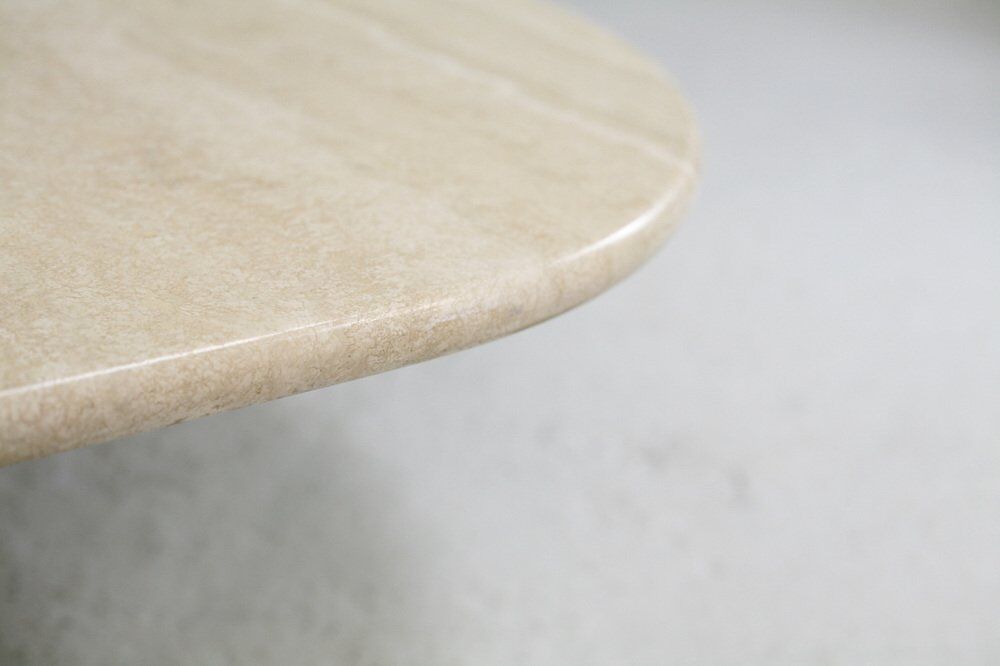 Travertine coffee table 1970s