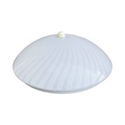 Italian modern ceiling lamp with plexiglass shade, Italy, 1970s/1980s.