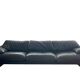 Canapé Maralunga Cassina en cuir noir