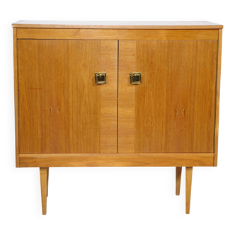 Vintage teak chest of drawers sideboard cabinet 60s