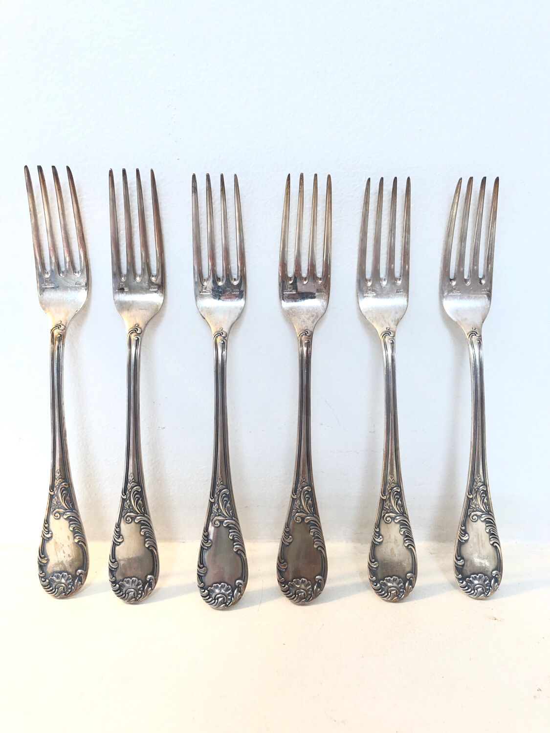 6 forks Saint Medard, 1900