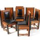Modernist Art Deco Oak Chairs by Fa. Randoe Haarlem, 1920s, S