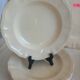 Old Sarreguemines Ivory Carved Service