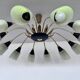 Very Rare Large Stilnovo style Chandelier, Germany, 1960s