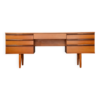 Vintage Avalon Mid Century Teak Desk / Dressing Table. Delivery. Modern / D
