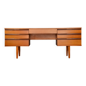 Vintage Avalon Mid Century Teak Desk / Dressing Table. Delivery. Modern / D