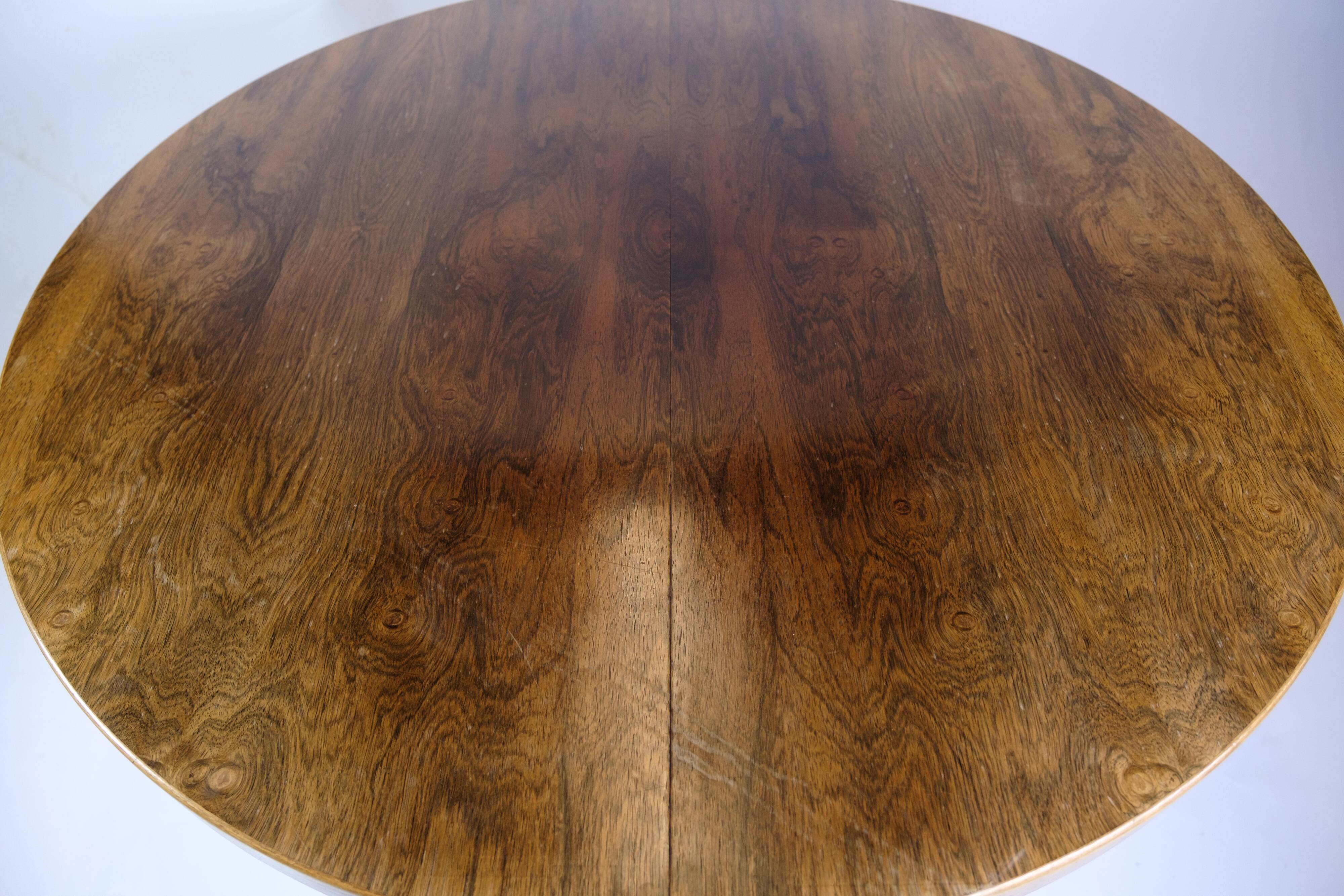 Round Dining Table Made In Rosewood By Skovby Møbelfabrik From 1960s