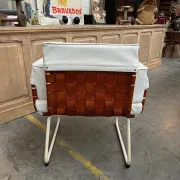 Fauteuil en cuir 80s