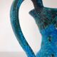 Fat lava vase by Charles Cart in turquoise blue 1960