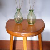 Vintage wooden tripod stool