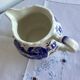Milk pot creamer sarreguemines romantic