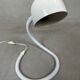 Vintage 'Snake' lamp – White