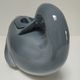 Teapot zoomorphic blue whale porcelain design Japan