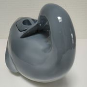 Teapot zoomorphic blue whale porcelain design Japan