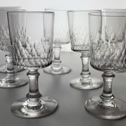 Baccarat - 7 verres à vin modèle Champigny Richelieu