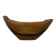 Brutalist bowl by Tony Bain Vallauris, olive wood catch-all.