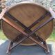 Vintage coffee table in wood and ceramic stamped Roger Capron model said garrigue aux herbiers.