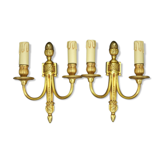 Paire d'appliques style Louis XVI