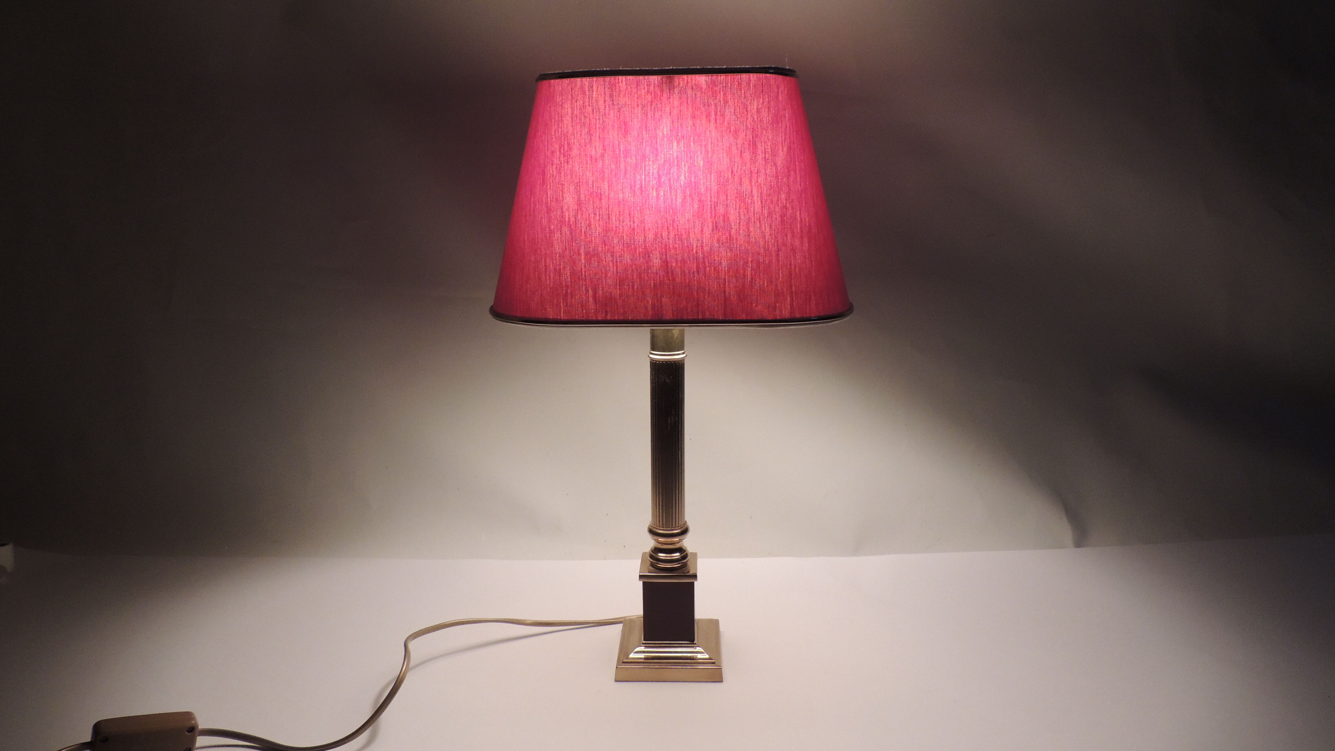 Empire style regency desk lamp/vintage