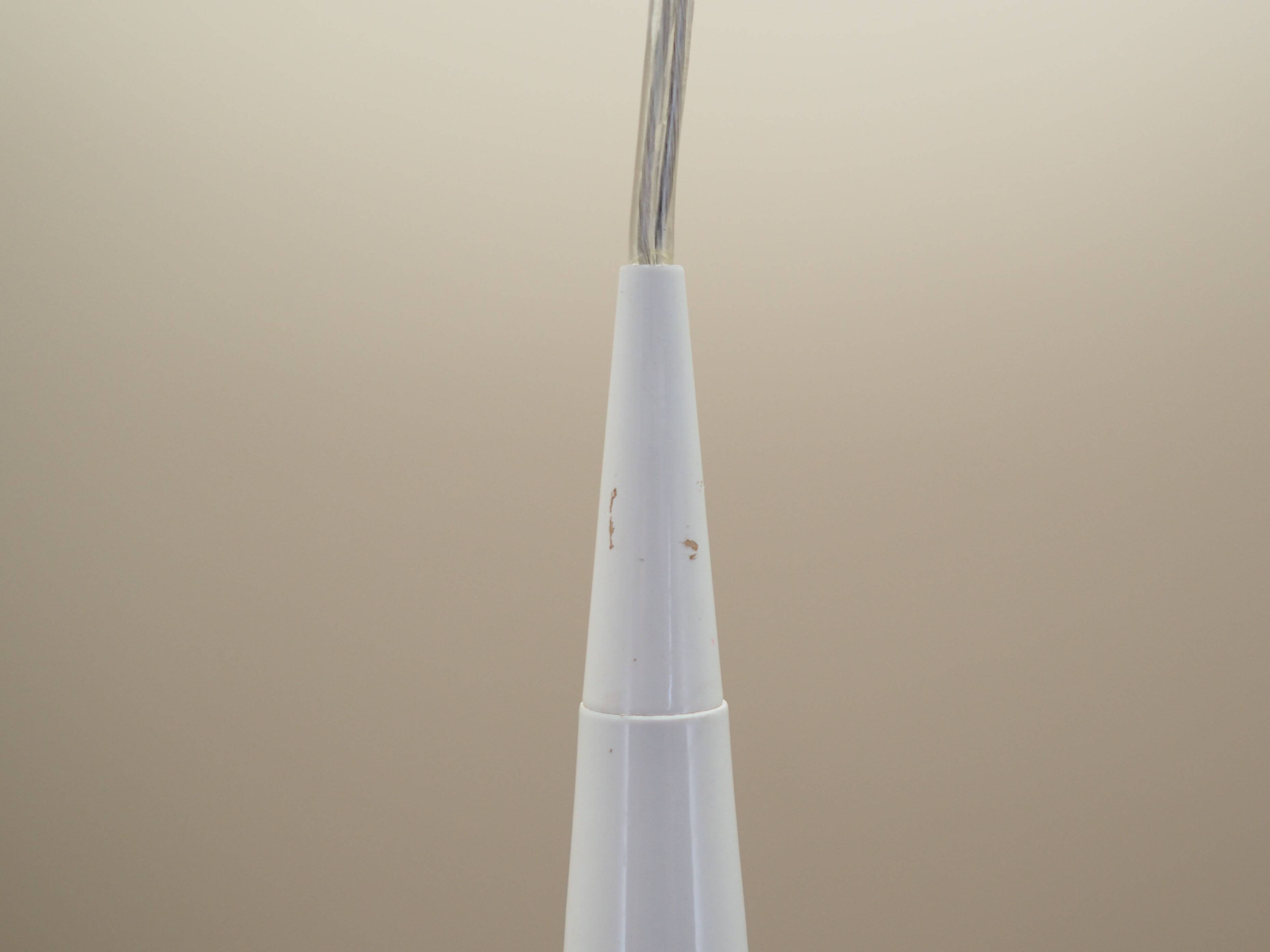 White pendant lamp, Danish design, 1970s, manufacturer: Frandsen