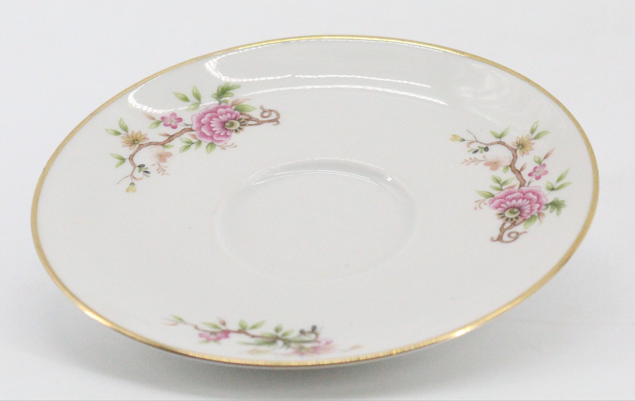 Former Chauvigny porcelain cup and cup