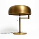 Extraordinary heavy 1960s XXL brass table lamp by Staff with a swivel joint