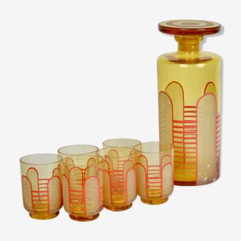 Art deco liquor service