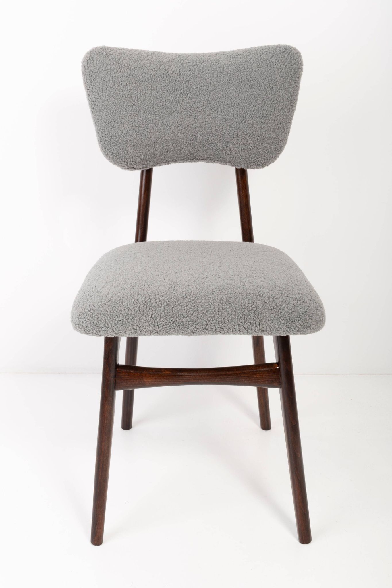 Grey Bouclé Chair from the 20th Century, 1960s