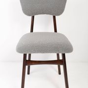 Grey Bouclé Chair from the 20th Century, 1960s