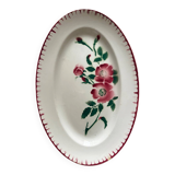 Oval plate Sarreguemines & Digoin
