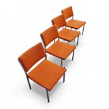 4 x Abraham Polak AP Originals chairs by Hein Salomonson 1960s