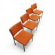 4 x Abraham Polak AP Originals chairs by Hein Salomonson 1960s