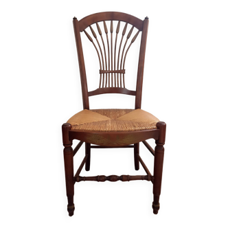 Rustic chair “Gerbe” model