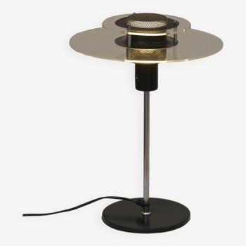 Postmodern lamp in metal and plexiglass Cirkel vintage Ikea 1990