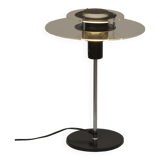 Postmodern lamp in metal and plexiglass Cirkel vintage Ikea 1990