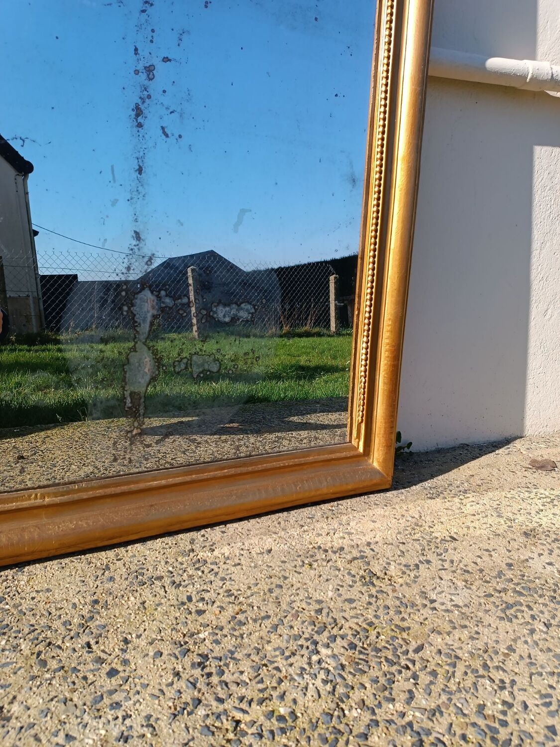 Antique mirror Louis Philippe 127/88 cm