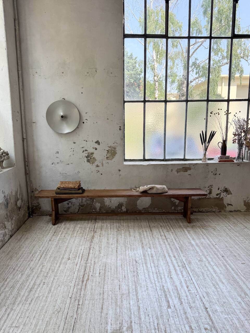 2.5m XL pine farm bench