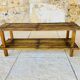 Pair of vintage side tables with 2 shelves