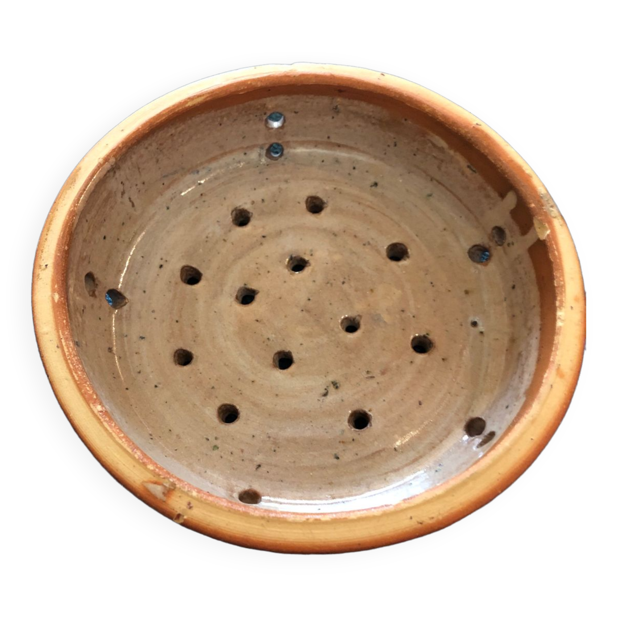 Old beam in glazed terracotta