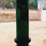 80s Memphis style glass footed vase