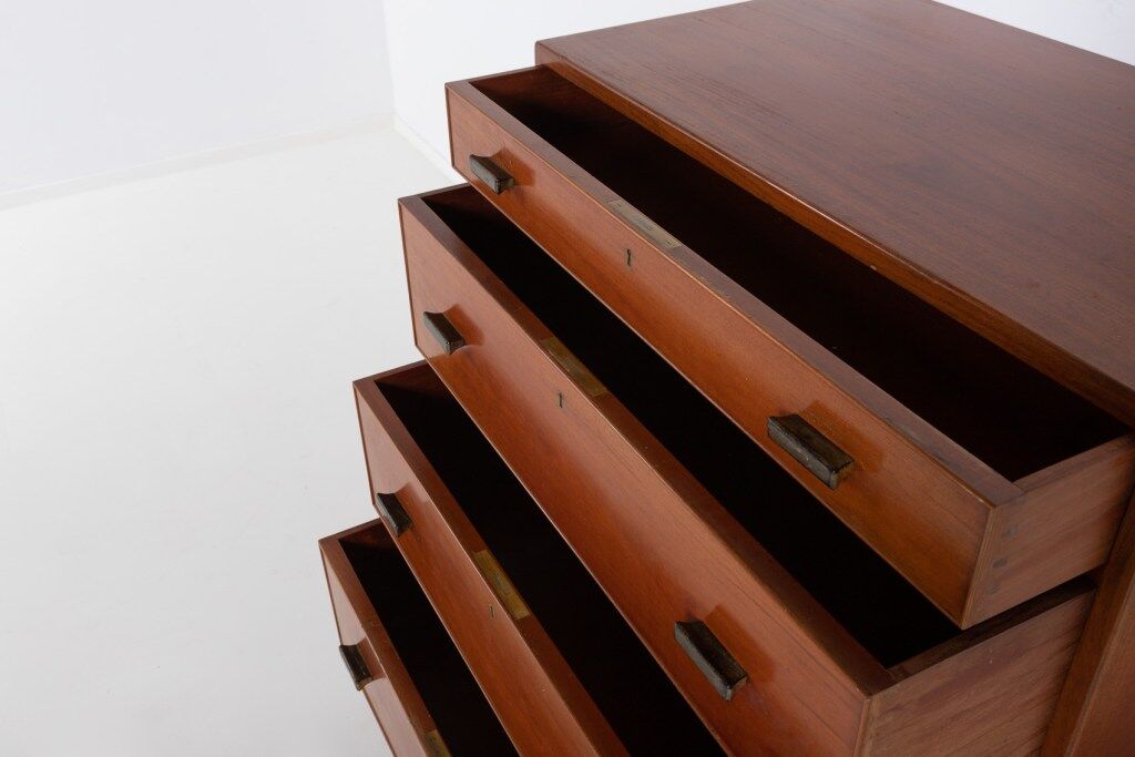 Danish chest of drawers by Rud Rasmussen, 1950s Denmark