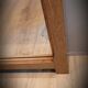 Wooden mustache mirror