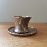 Vintage stoneware coffee service. Signed Tournay