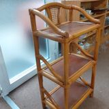 Rattan and canning shelf