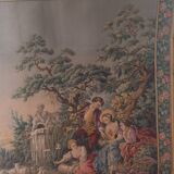 Genuine woven tapestry in the Aubusson style – pastoral French tapestry