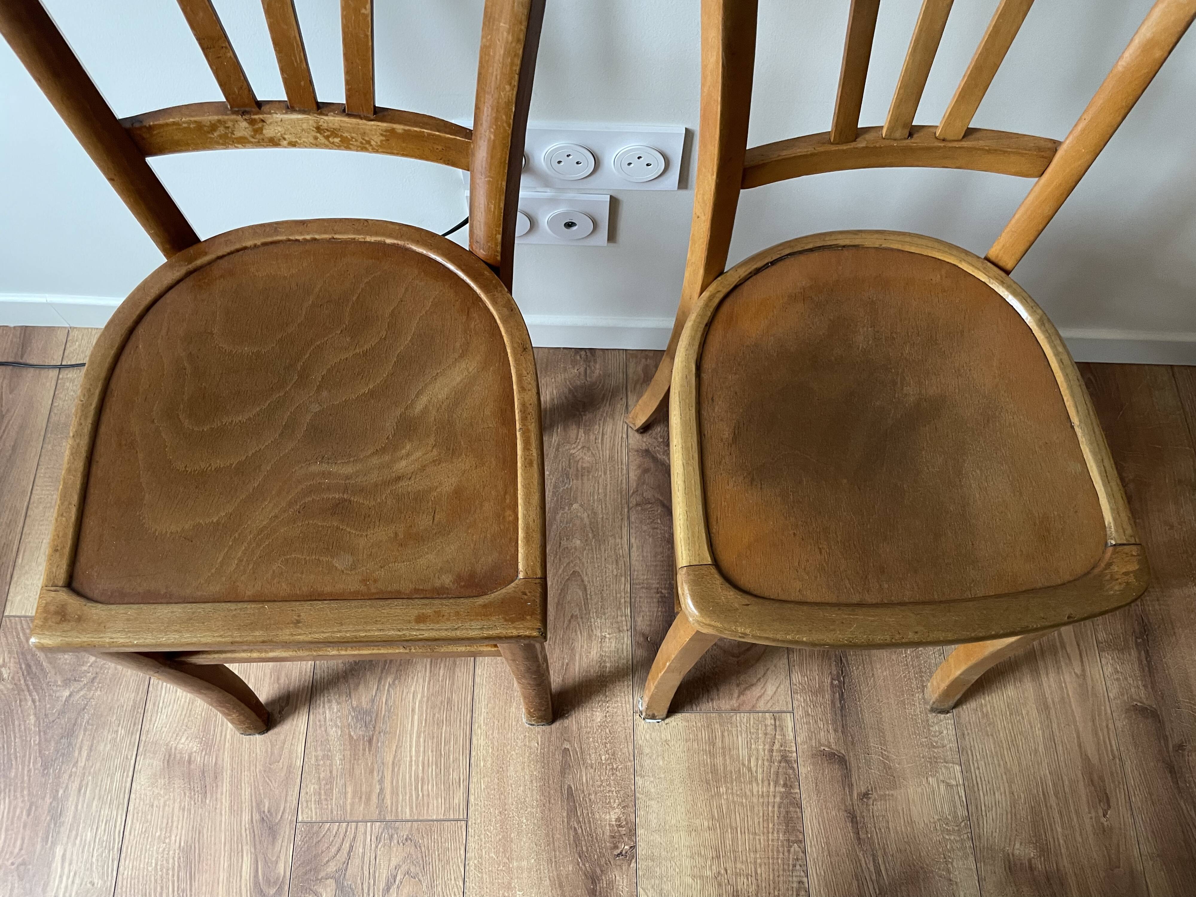 Pair of Luterma bistro chairs from the 1950s
