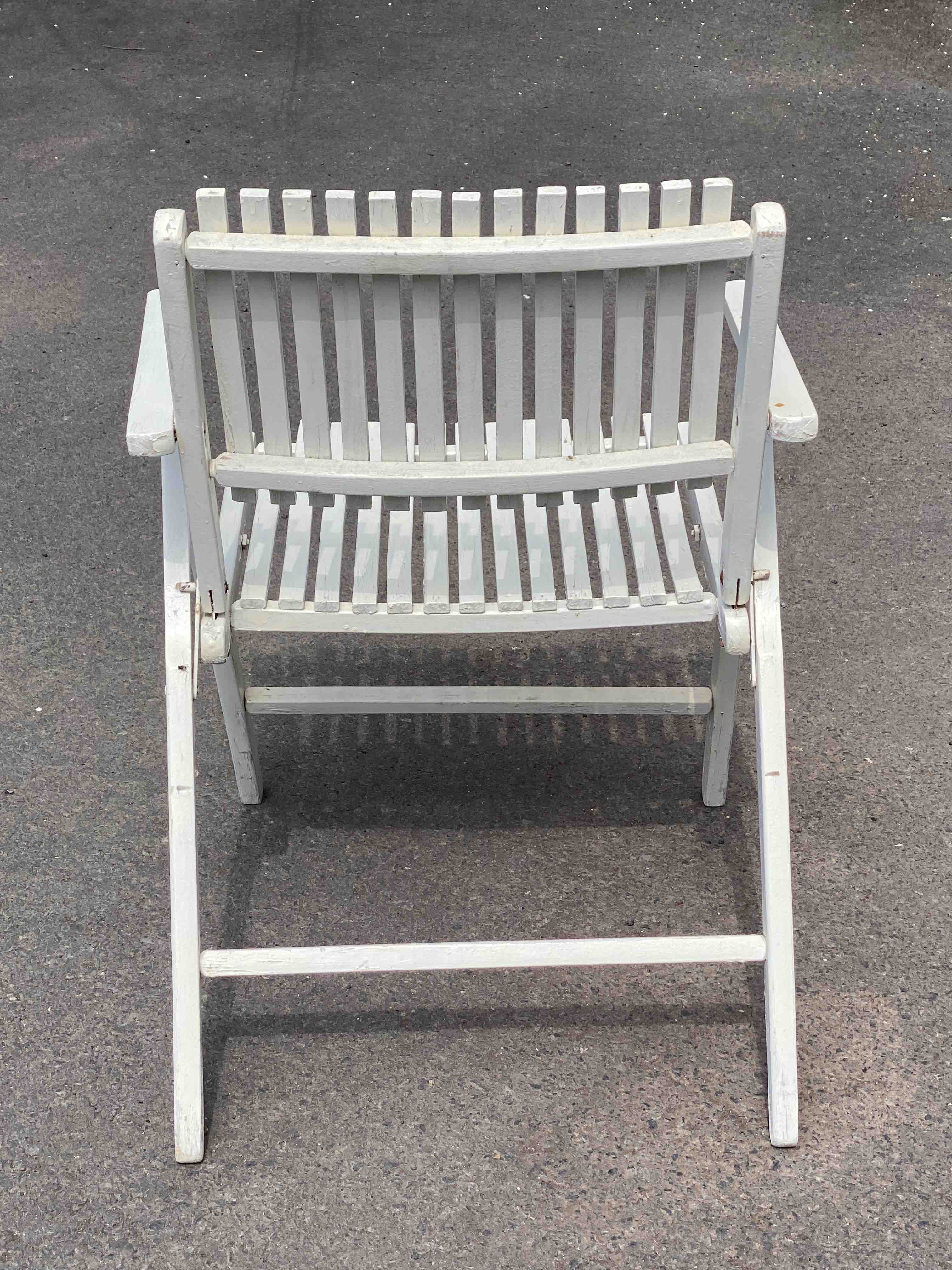 Folding vintage garden furniture