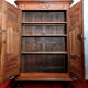 Burgundian wardrobe Louis XIII era in solid walnut around 1680